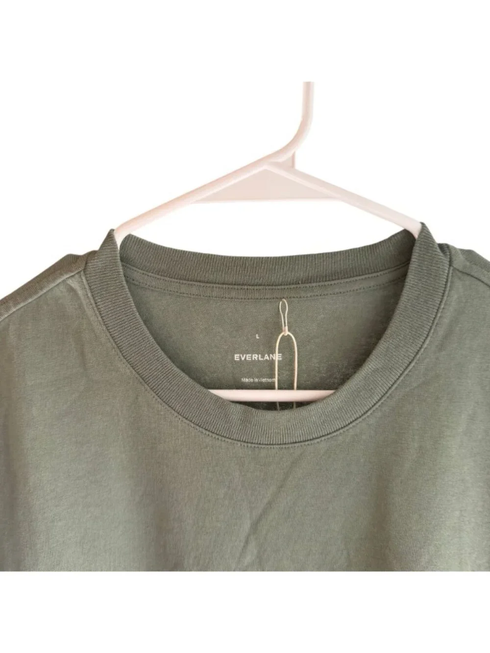 Everlane The Midweight Tee Agave Green Size Large NWT - Picture 5 of 6